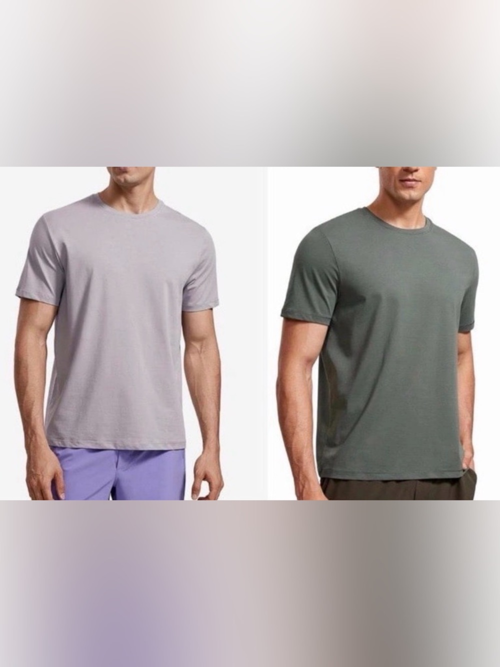 2 brand new NWT men’s CRZ YOGA t shirts medium